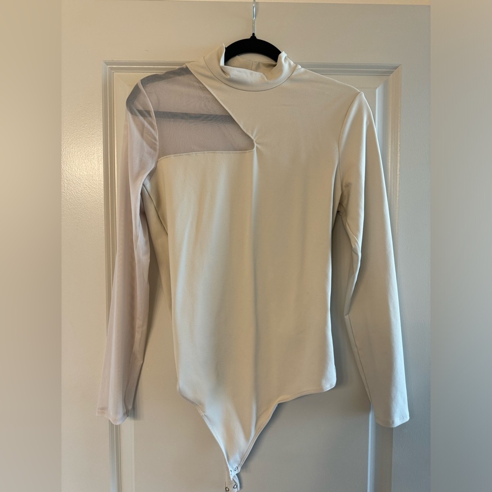 Abercrombie and Fitch Nude Bodysuit